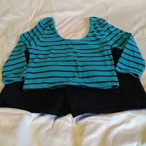 5 for $25.   Wet Seal crop top